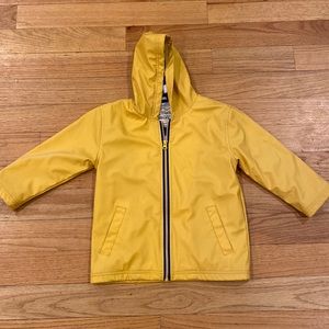 Hatley kids waterproof raincoat with terry cloth lining